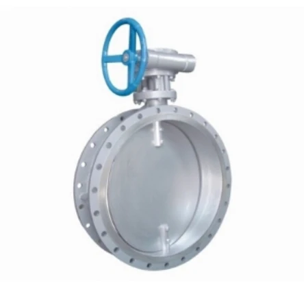 Large diameter flange ventilation butterfly valve
