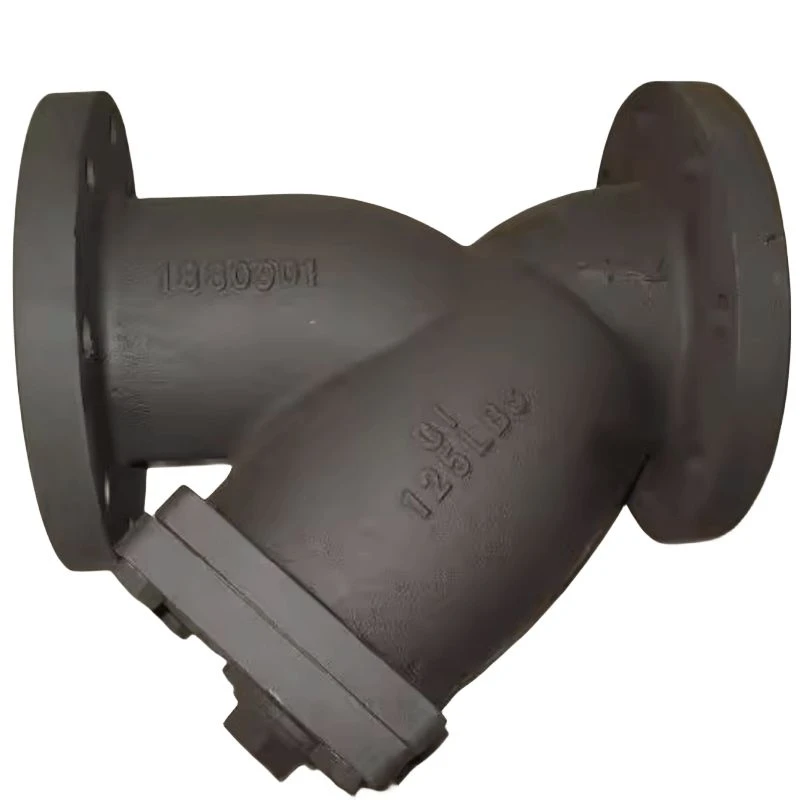 PN16 Cast Iron Strainer With Flange End