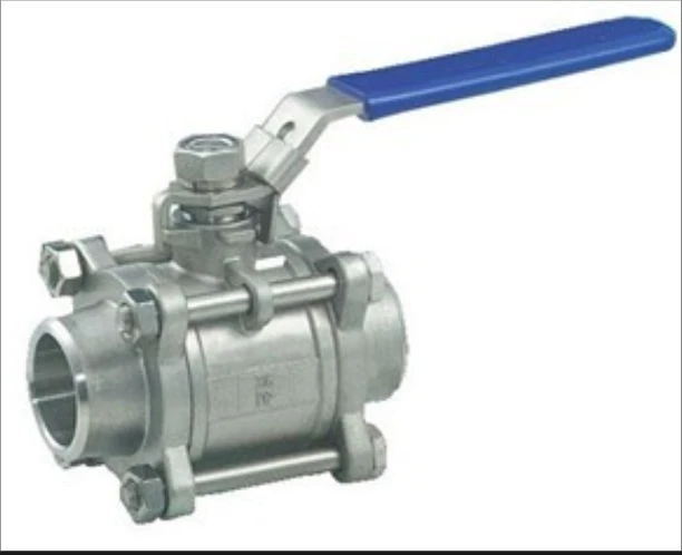 Three-way Threaded Ball Valve